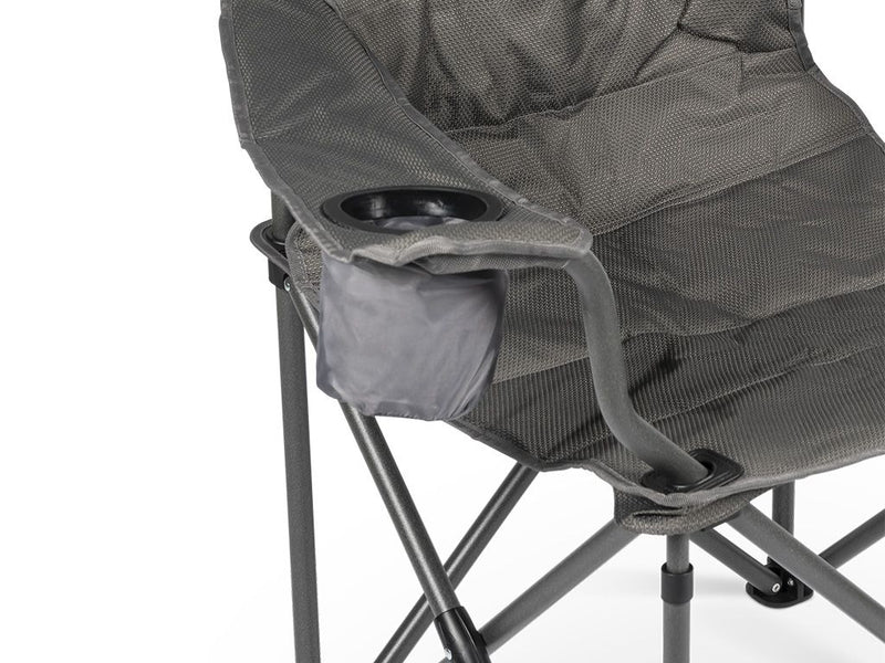 Load image into Gallery viewer, "Front Runner Dometic Duro 180 Folding Chair with cup holder and side pocket in sturdy design for outdoor use"