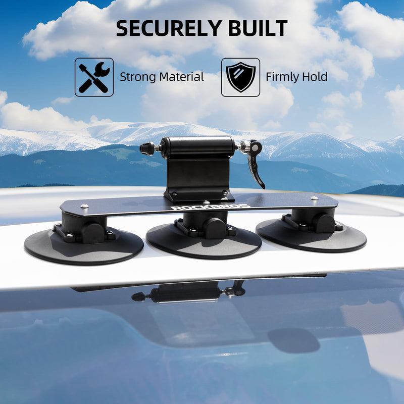 Load image into Gallery viewer, ROCKBROS Suction Cup Bike Rack for Car Roof Quick Release Sucker Mount