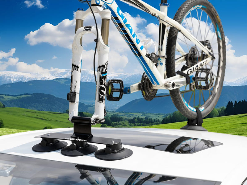 Load image into Gallery viewer, ROCKBROS Suction Cup Bike Rack for Car Roof Quick Release Sucker Mount
