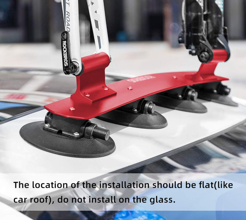 Load image into Gallery viewer, ROCKBROS Suction Cup Bike Rack for Car Roof Quick Release Sucker Mount