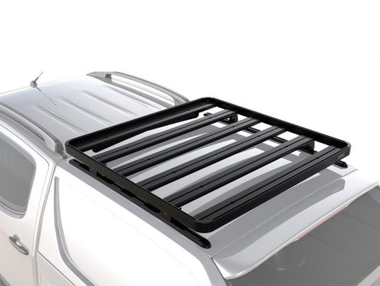 Front Runner Slimline II Rack Kit installed on a mid-size pickup truck with a 5-foot bed, ideal for enhancing vehicle cargo space.