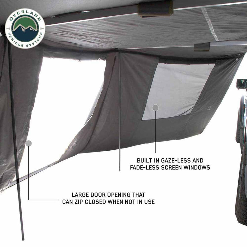 Load image into Gallery viewer, OVS HD Nomadic 270 Degree Awning Wall 1 with Door & Window - Driver Side