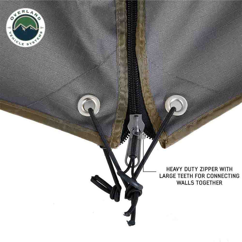 Load image into Gallery viewer, OVS HD Nomadic 270 Degree Awning Wall 2 with Window - Driver Side