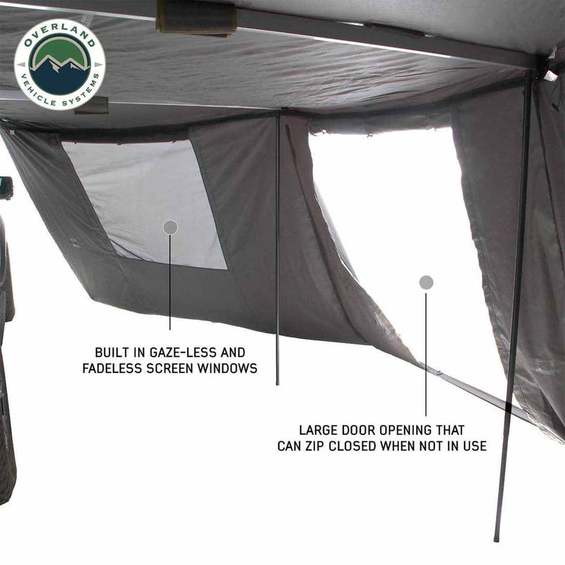 Load image into Gallery viewer, OVS HD Nomadic 270 Degree Awning Wall 1 with Door & Window - Passenger Side