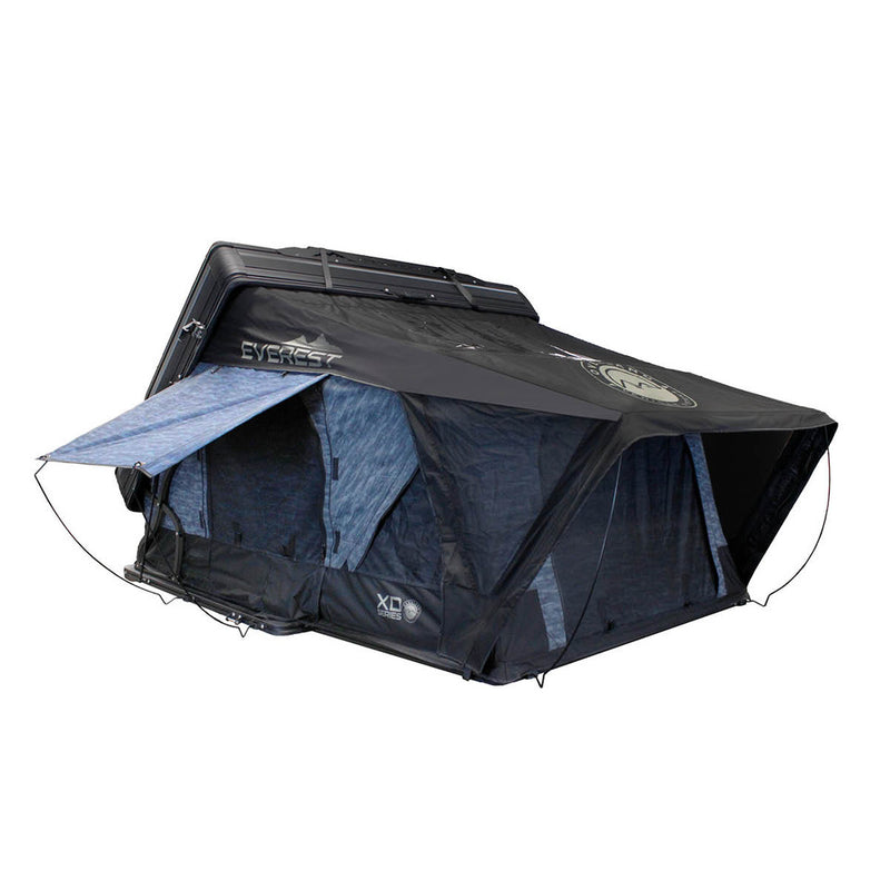 Load image into Gallery viewer, Overland Vehicle Systems XD Everest Cantilever Aluminum Roof Top Tent - Grey Body &amp; Black Rainfly
