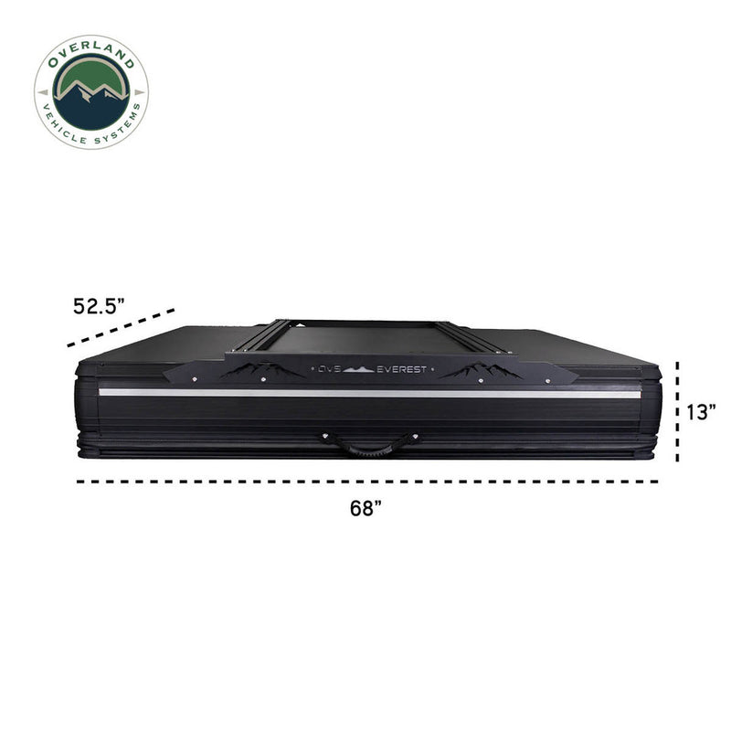 Load image into Gallery viewer, OVS XD Everest Cantilever Aluminum Roof Top Tent - Grey Body & Black Rainfly