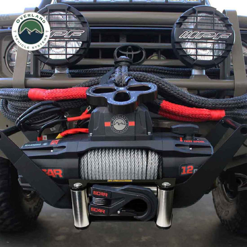 Load image into Gallery viewer, Overland Vehicle Systems SCAR 12 - 12,000 Lbs. Rated Steel Cable Winch