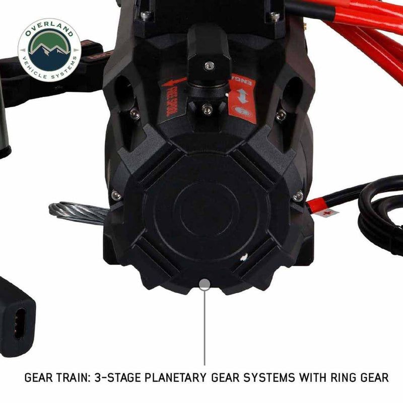 Load image into Gallery viewer, Overland Vehicle Systems SCAR 12 - 12,000 Lbs. Rated Steel Cable Winch