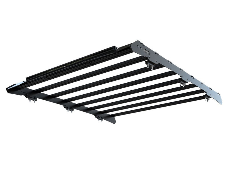 Load image into Gallery viewer, Front Runner Slimsport Roof Rack Kit lightbar-ready for 2015-2020 Ford F-150 Super Crew, profile view on white background