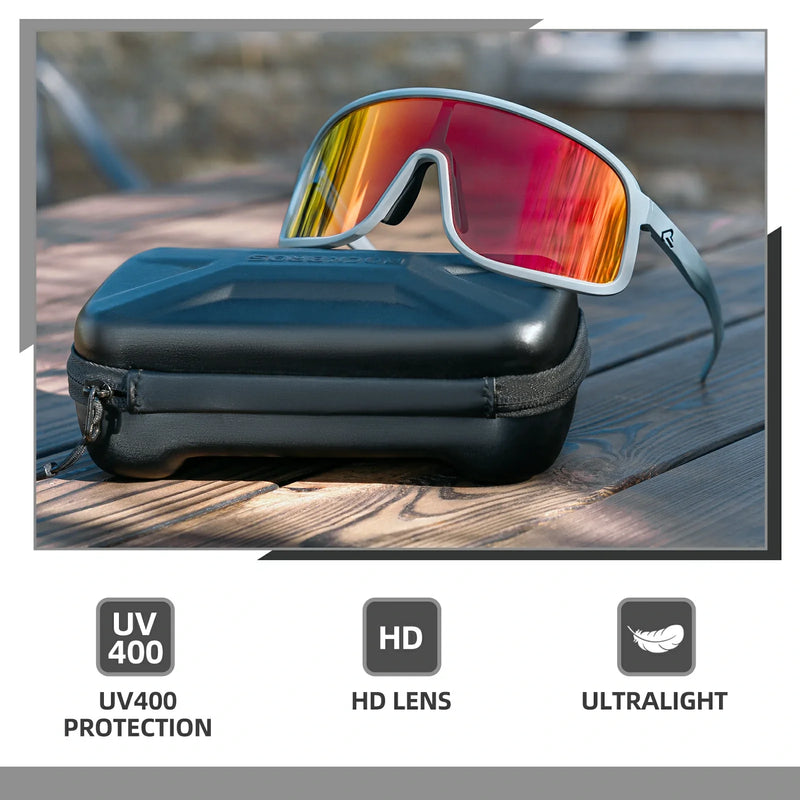 Load image into Gallery viewer, Polarized Photochromic Cycling Sunglasses