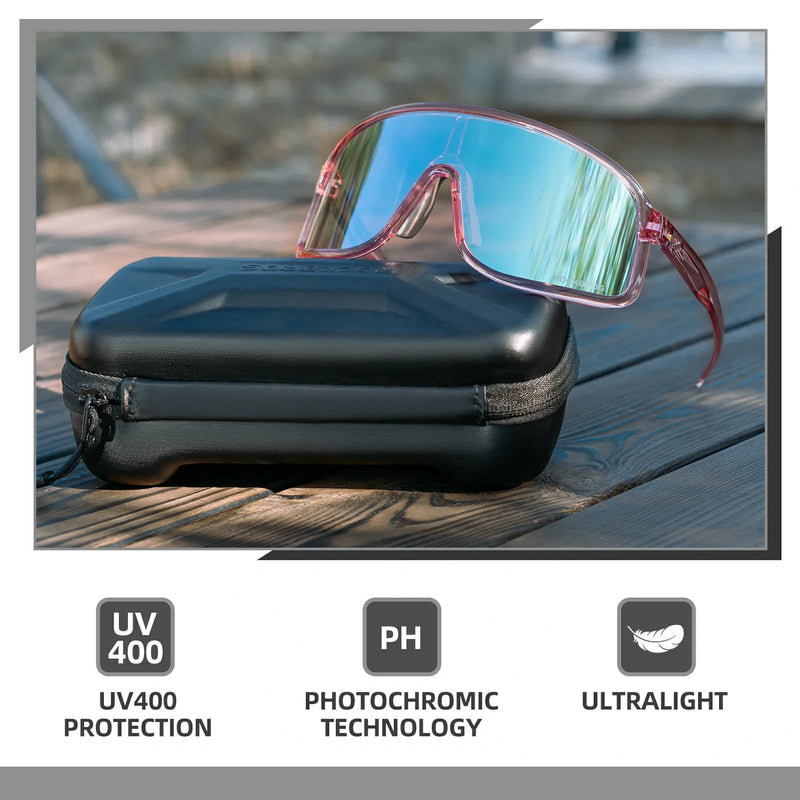 Load image into Gallery viewer, Polarized Photochromic Cycling Sunglasses