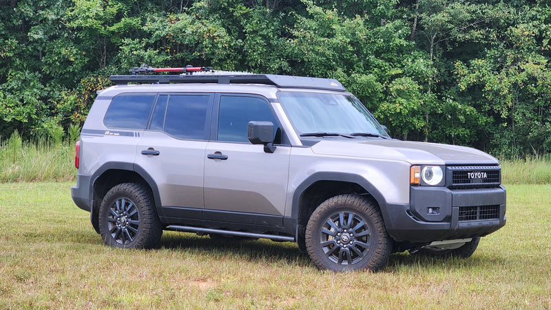 Load image into Gallery viewer, LFD Off Road Ruggedized Aluminum Low Profile Rack - 250 Series Land Cruiser (2024+)