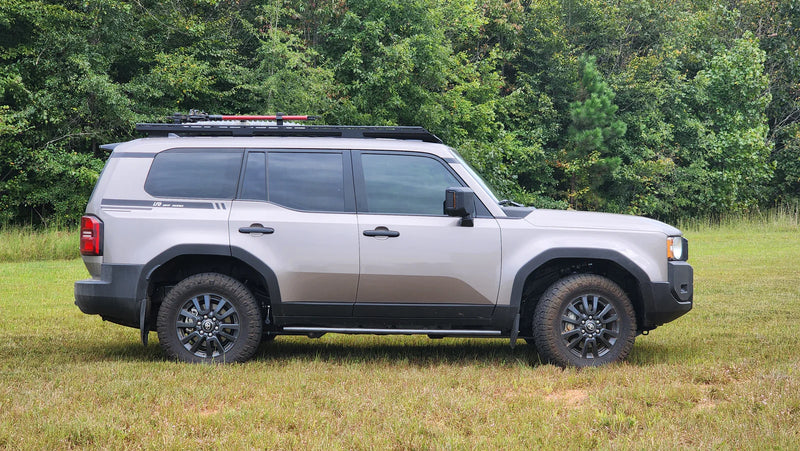 Load image into Gallery viewer, LFD Off Road Ruggedized Aluminum Low Profile Rack - 250 Series Land Cruiser (2024+)