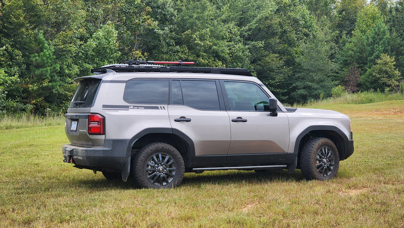 Load image into Gallery viewer, LFD Off Road Ruggedized Aluminum Low Profile Rack - 250 Series Land Cruiser (2024+)