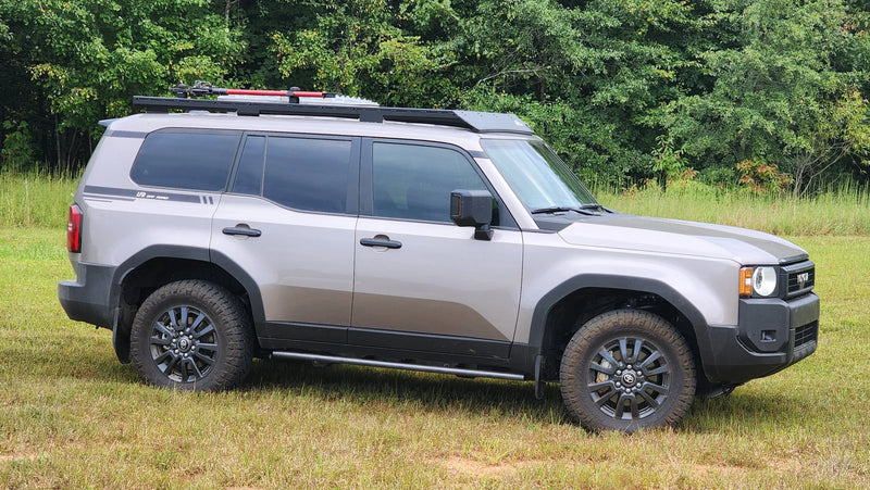 Load image into Gallery viewer, LFD Off Road Ruggedized Aluminum Low Profile Rack - 250 Series Land Cruiser (2024+)
