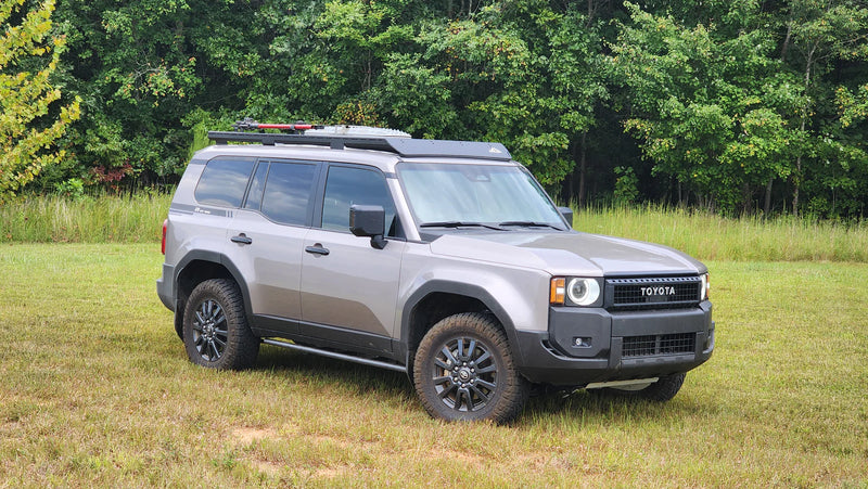 Load image into Gallery viewer, LFD Off Road Ruggedized Aluminum Low Profile Rack - 250 Series Land Cruiser (2024+)