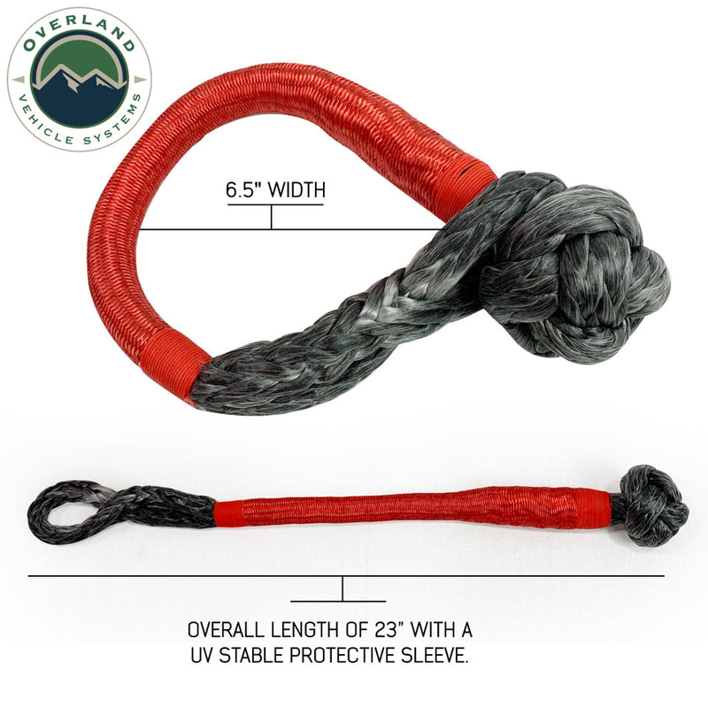 Load image into Gallery viewer, Overland Vehicle Systems 23” 5/8” Soft Recovery Shackle With A Breaking Strength Of 44,500 Lbs.