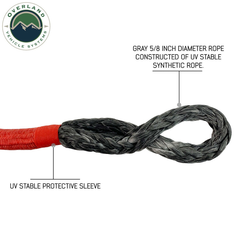 Load image into Gallery viewer, Overland Vehicle Systems 23” 5/8” Soft Recovery Shackle With A Breaking Strength Of 44,500 Lbs.