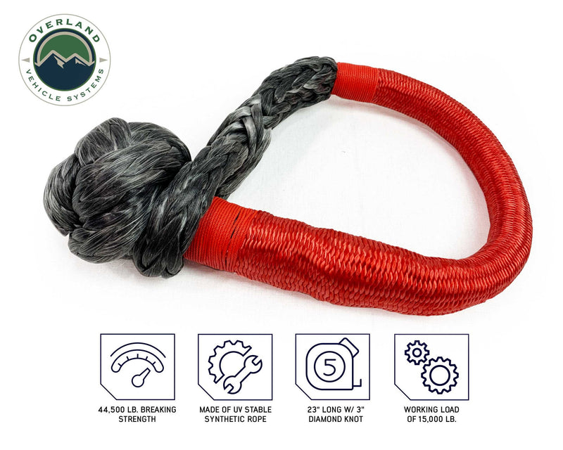 Load image into Gallery viewer, Overland Vehicle Systems 23” 5/8” Soft Recovery Shackle With A Breaking Strength Of 44,500 Lbs.