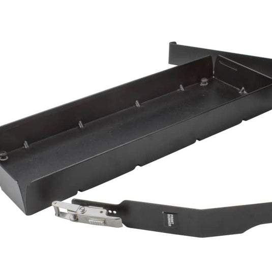 Front Runner Single Jerry Can Holder for vehicle mounting with secure latch system