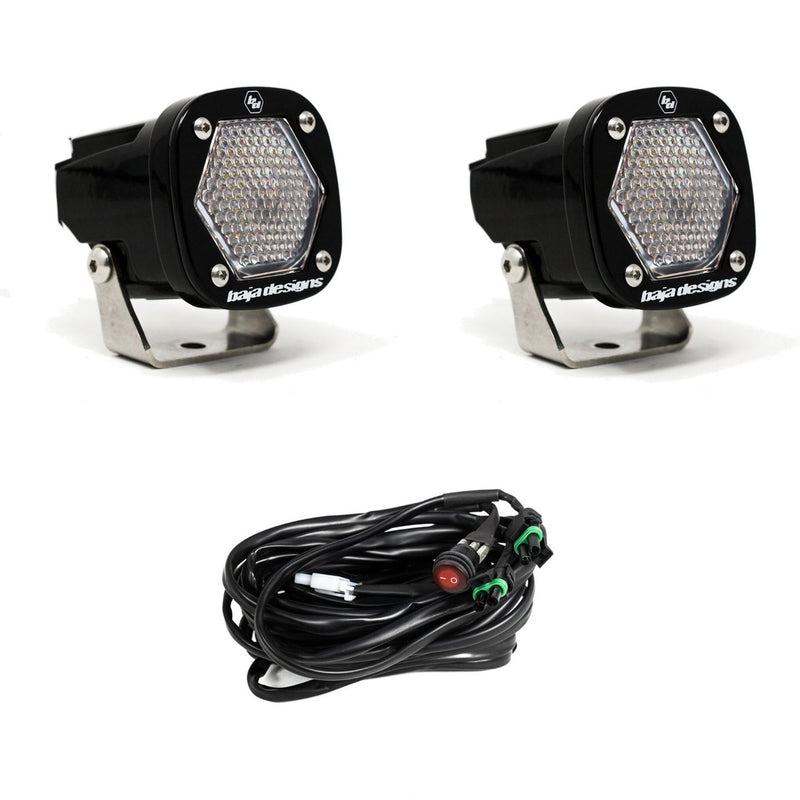 Load image into Gallery viewer, Baja Designs S1 Black LED Auxiliary Light Pod Pair - Universal