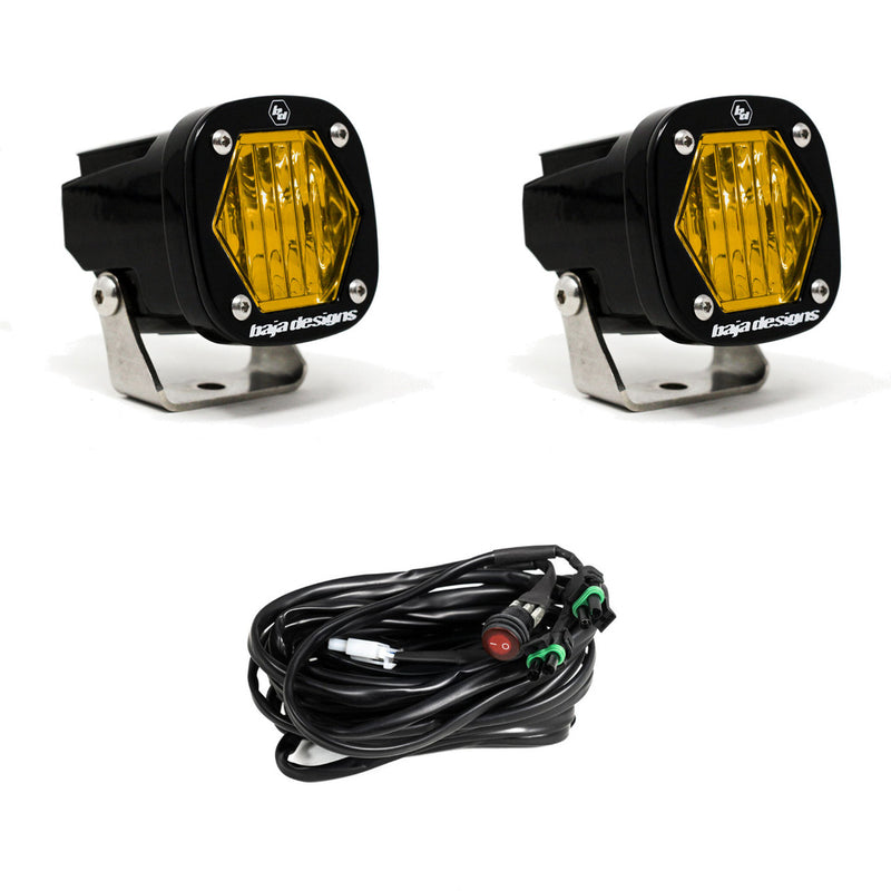Load image into Gallery viewer, Baja Designs S1 Black LED Auxiliary Light Pod Pair - Universal