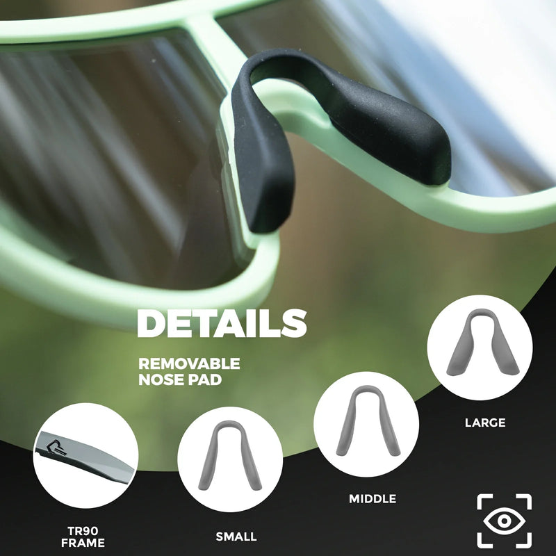 Load image into Gallery viewer, Polarized Photochromic Cycling Sunglasses