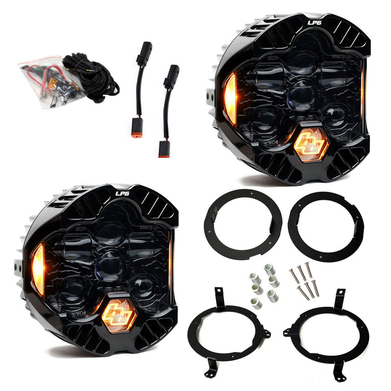 Load image into Gallery viewer, Baja Designs DOT LP6 LED Headlight Kit - Jeep 2018-2025 Wrangler JL; 2020-2025 Gladiator JT; NOTE w/Halogen Headlights