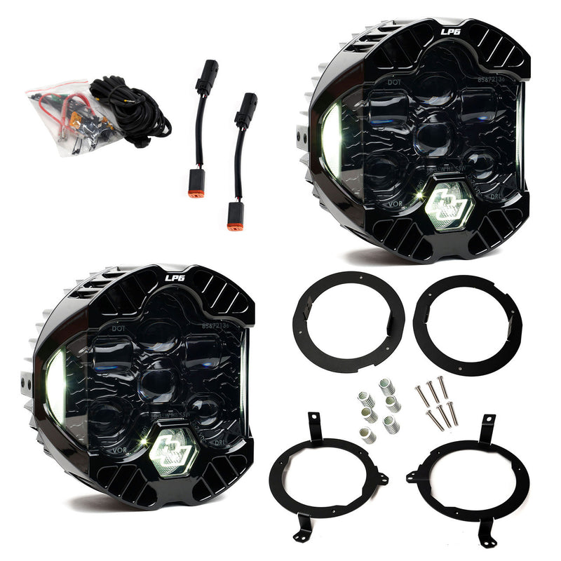 Load image into Gallery viewer, Baja Designs DOT LP6 LED Headlight Kit - Jeep 2018-2025 Wrangler JL; 2020-2025 Gladiator JT; NOTE w/Halogen Headlights