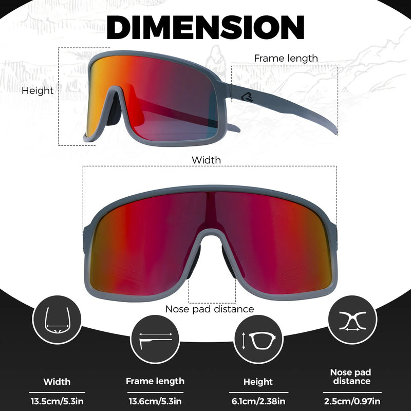 Load image into Gallery viewer, Polarized Photochromic Cycling Sunglasses