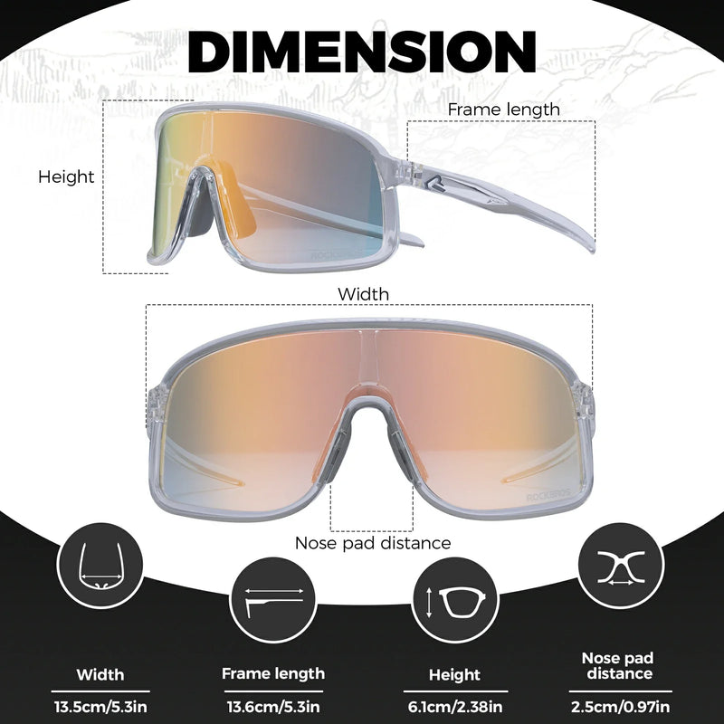 Load image into Gallery viewer, Polarized Photochromic Cycling Sunglasses