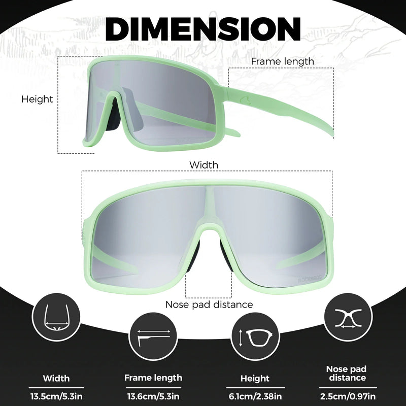 Load image into Gallery viewer, Polarized Photochromic Cycling Sunglasses