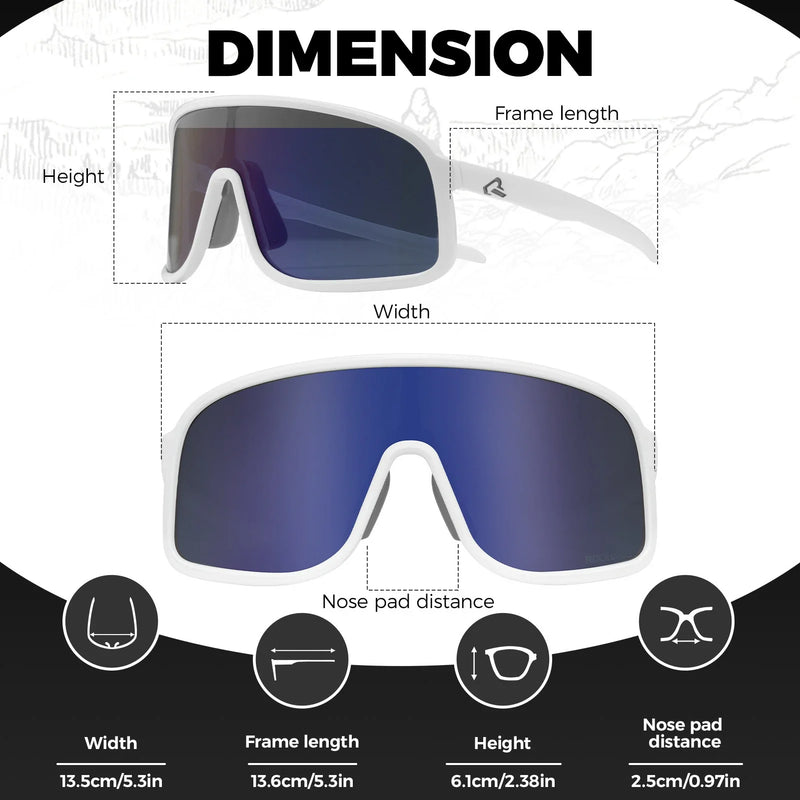 Load image into Gallery viewer, Polarized Photochromic Cycling Sunglasses