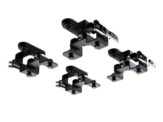 Front Runner Quick Release Tent Mount Kit components isolated on white background, designed for easy and fast rooftop tent installation and removal.