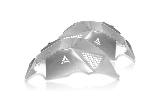inchAttica 4x4 brand 2018-2023 Jeep Wrangler JL customized aluminum inner fender liners with logoinch