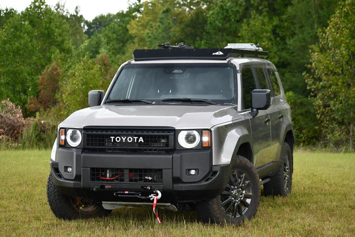 Load image into Gallery viewer, LFD Off Road Ruggedized Aluminum Low Profile Rack - 250 Series Land Cruiser (2024+)