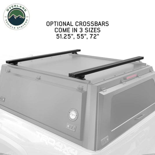 Overland Vehicle Systems Expedition - Truck Cap W/Full Wing Doors, Front And Rear Windows & 3rd Brake Light