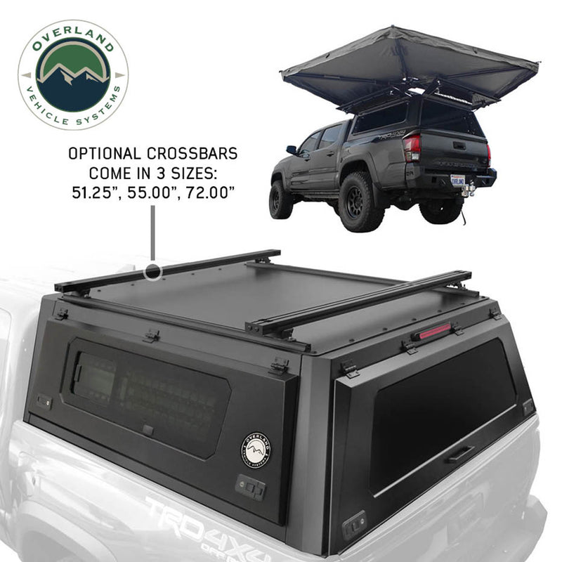 Load image into Gallery viewer, OVS Expedition Pro+ Truck Cap W/ Full Windows, Wing Doors, and 3rd Brake Light