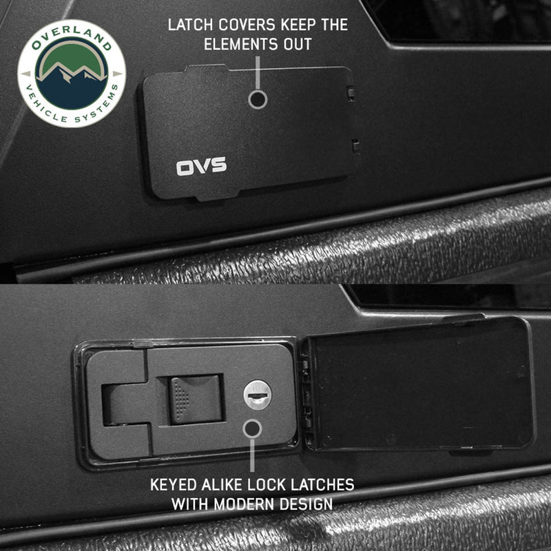 Load image into Gallery viewer, OVS Expedition Pro+ Truck Cap W/ Full Windows, Wing Doors, and 3rd Brake Light