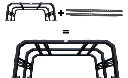 Fishbone Offroad JT Gladiator 2020-Current Additional Top Rails for 61" Fishbone Tackle Racks
