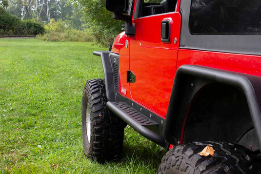 Fishbone 1997-2006 TJ Wrangler LJ Rock Slider with Tube Step