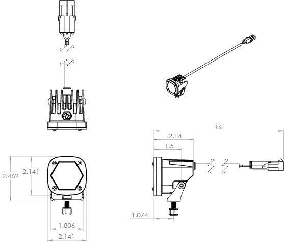 Load image into Gallery viewer, Baja Designs S1 White LED Auxiliary Light Pod Pair - Universal