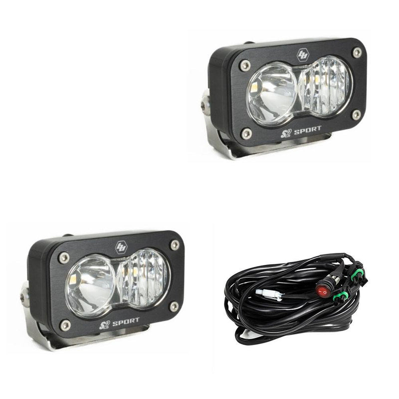 Load image into Gallery viewer, Baja Designs S2 Sport Black LED Auxiliary Light Pod Pair - Universal