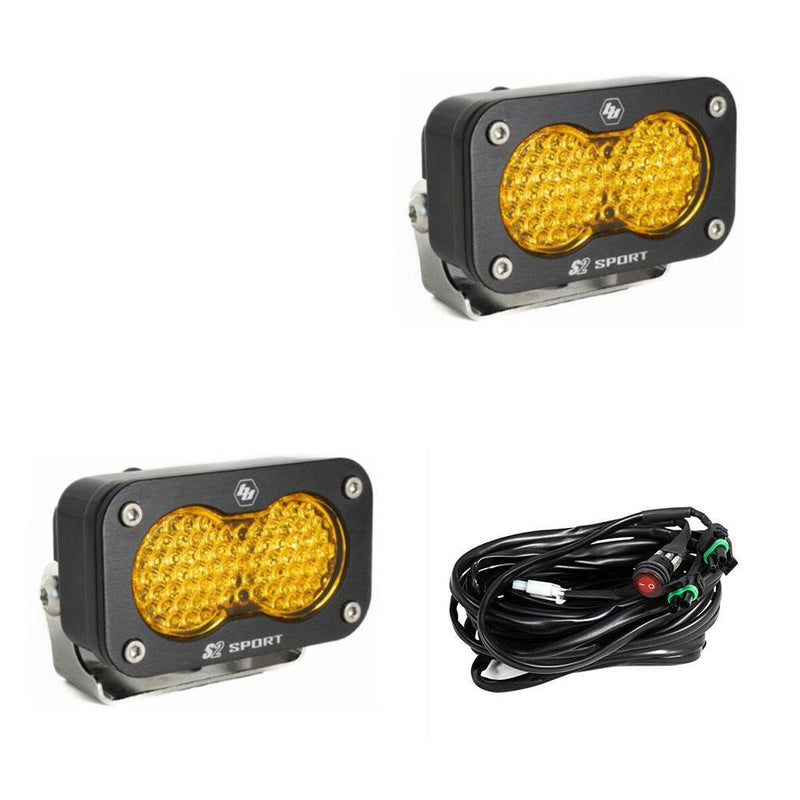 Load image into Gallery viewer, Baja Designs S2 Sport Black LED Auxiliary Light Pod Pair - Universal