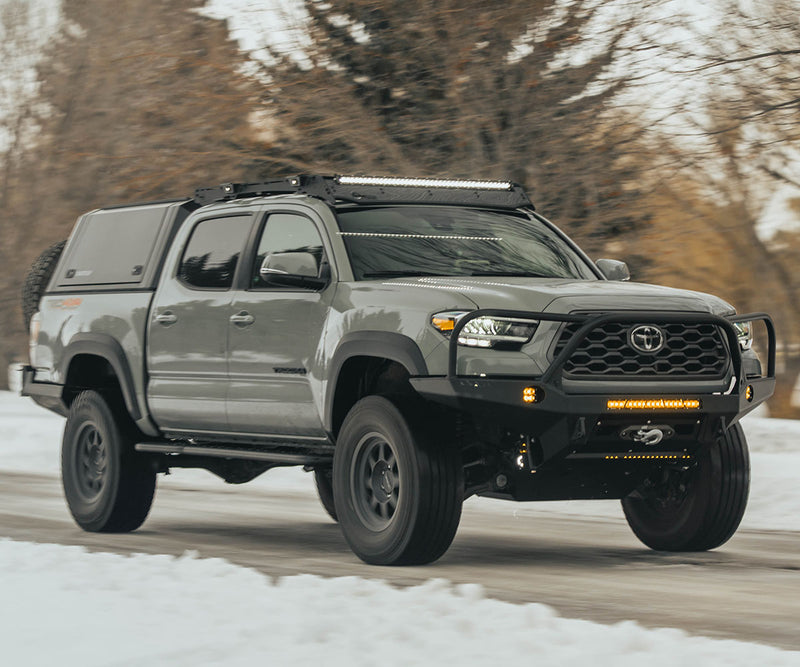 Load image into Gallery viewer, CBI Off Road Toyota Tacoma Overland Bolt-On Rock Sliders | 2005-2023