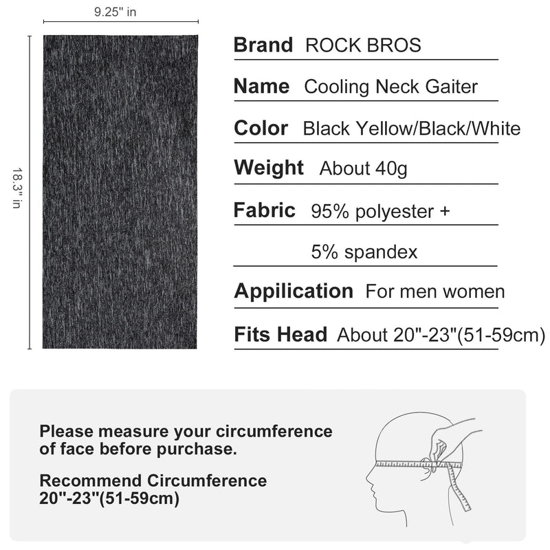 Load image into Gallery viewer, ROCKBROS Cooling Neck Gaiter Face Mask Fishing Scarf Face Cover for Men Women