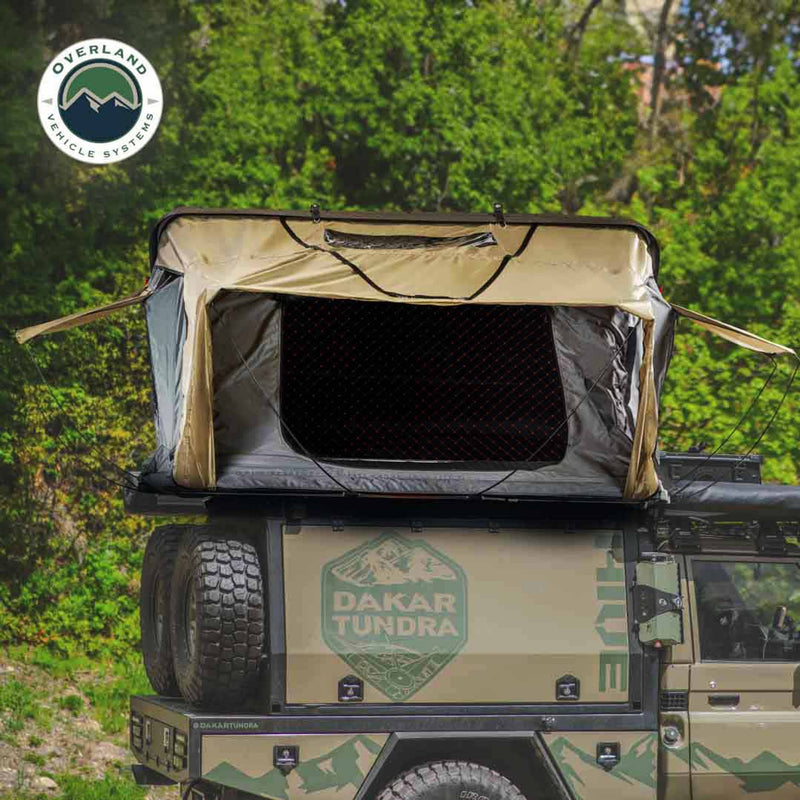 Load image into Gallery viewer, Overland Vehicle Systems HD Bundu Hard Shell Roof Top Tent-Grey Body & Green Rainfly