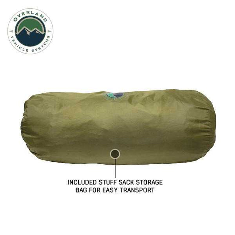 Load image into Gallery viewer, OVS HD Nomadic 90 Degree Awning Room Enclosure, Grey Body, Green Trim (4 Walls & Floor)