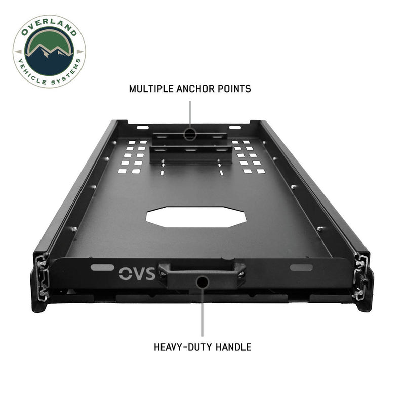Load image into Gallery viewer, OVS Heavy Duty Fridge Slide - Black Powder Coat Universal