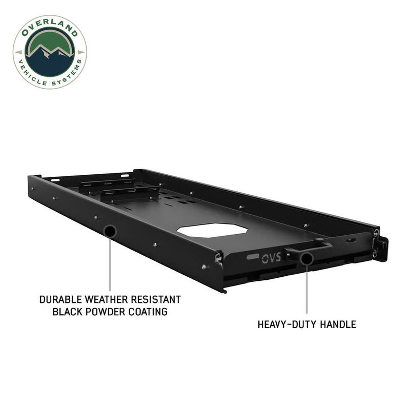 Load image into Gallery viewer, OVS Heavy Duty Fridge Slide - Black Powder Coat Universal